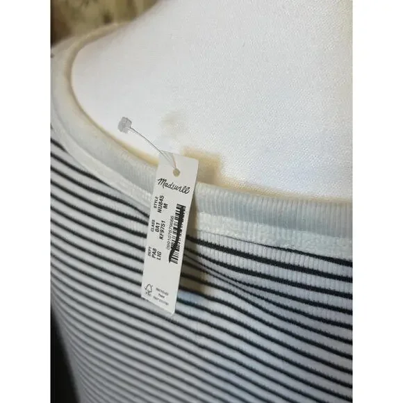 NWT! Madewell Women's Brightside High-Neck Rib Tank Top Size Medium - Picture 4 of 6